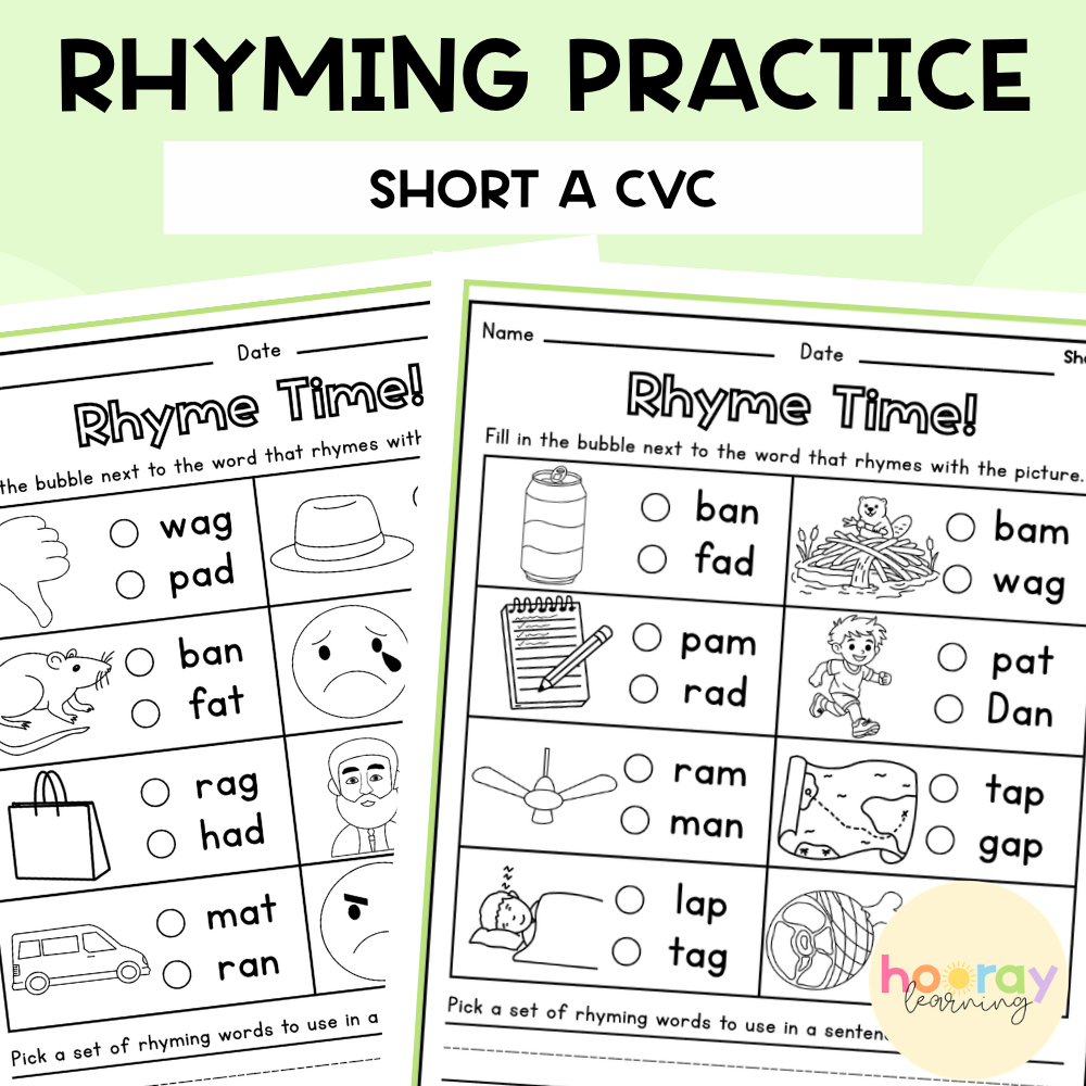 Short A Rhyming