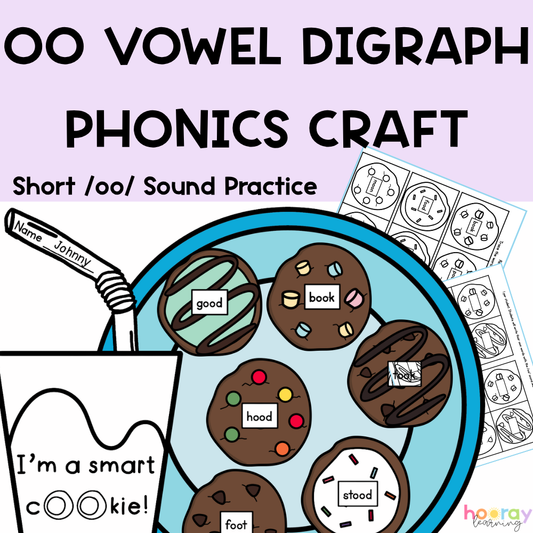 OO Vowel Digraph Cookie Craft