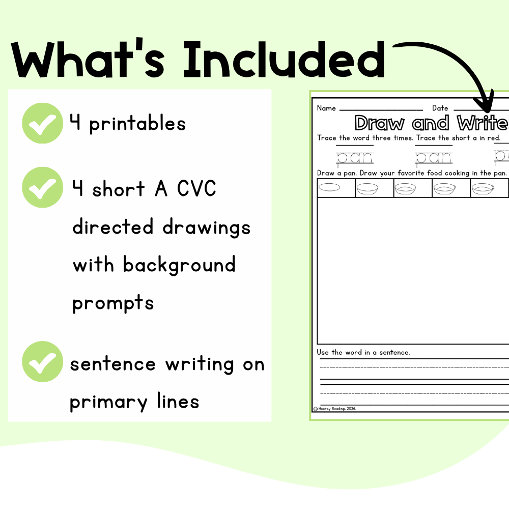 Short A Directed Drawings